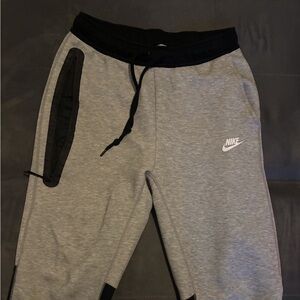 Nike tech joggers grey and black